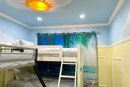 Rainforest Villa 4 Bedroom Poolspa Walk2Disneyland Anaheim 0*,